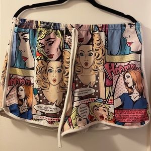 Comic Athletic Shorts